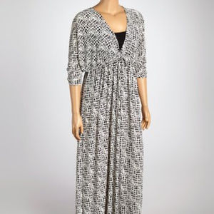 Black & White Maxi Dress